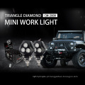 Luz de trabalho led mini triângulo de 2,6 &quot;para offroad